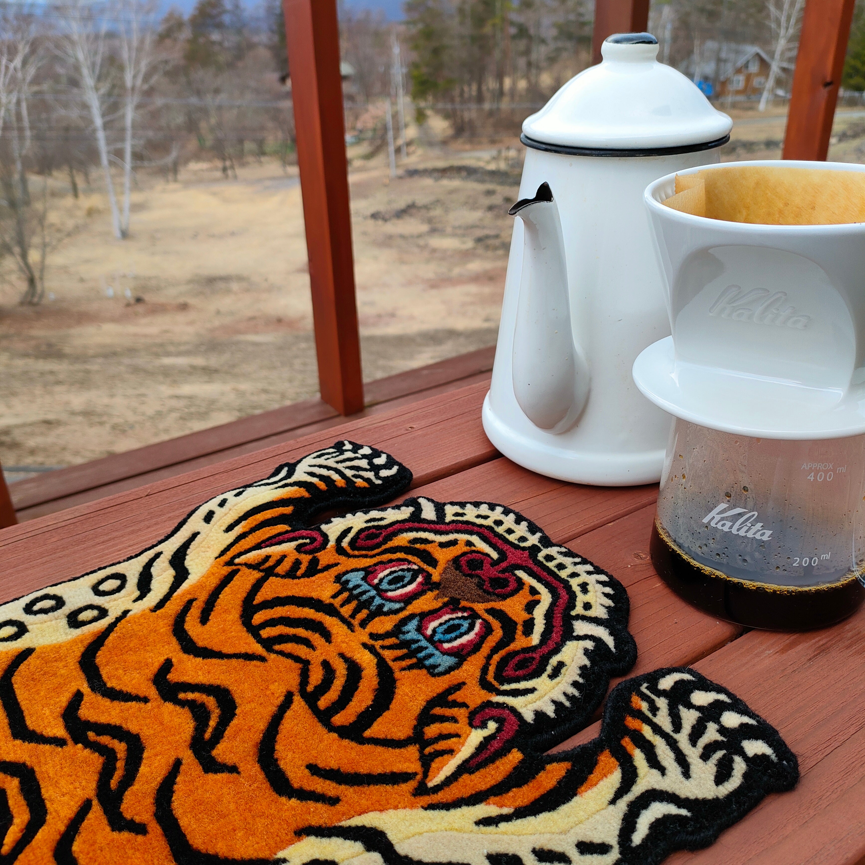 tibetan tiger rug チベタン タイガー ラグ - ラグ・カーペット