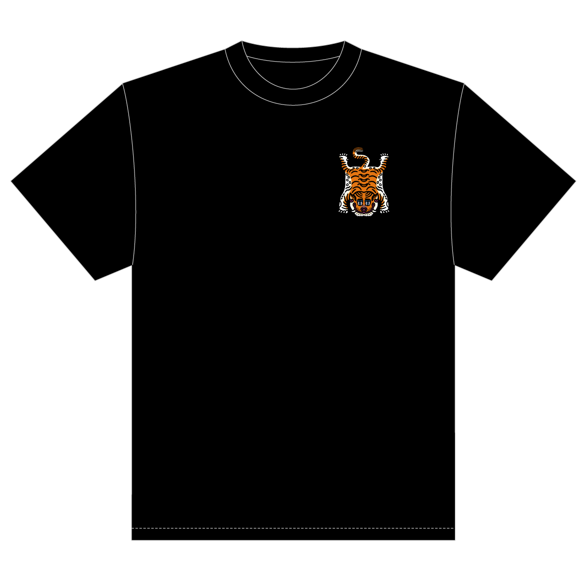 ［オーダー受付中］チベタンタイガー Tシャツ SMALL